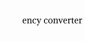 Currency converter